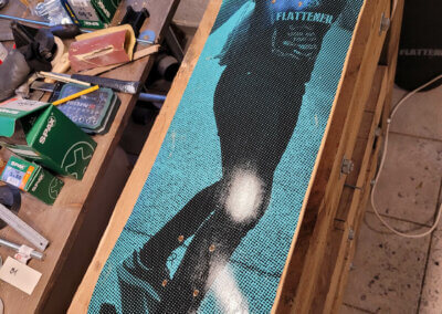 Hand Made Skateboards bedruckt mit Siebdruck in Bern