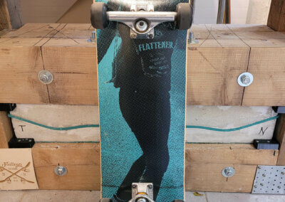Skateboard aus Holz im Siebdruck bedrucken