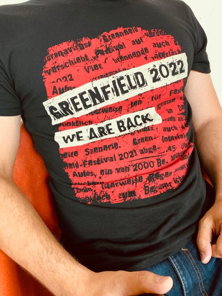 T-Shirt Siebdruck Greenfield 2022 Bern
